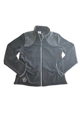 Harley-Davidson Womens Black Fleece Jacket size L